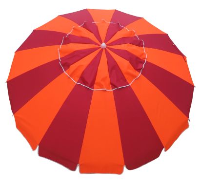 CARNIVALE 240CM UMBRELLA - ORANGE/ RED