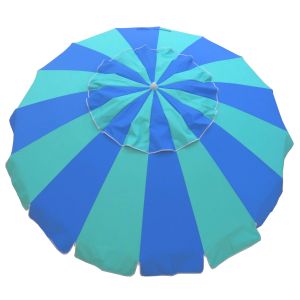 CARNIVALE 240CM UMBRELLA - ROYAL / TURQUOISE
