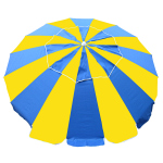 CARNIVALE 240CM UMBRELLA - ROYAL/ YELLOW