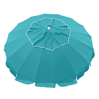MAXIBRELLA 240CM BEACH UMBRELLA - TURQUOISE